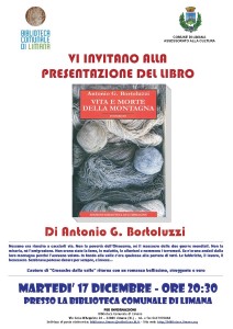 Manifesto presentazione libro Bortoluzzi